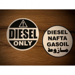 DIESEL ainult Kleebis Gaas&otilde;li Nafta Maastikurongi K&uuml;tusepaagi Kleebis Ekspeditsioon TOP # 10cm2p