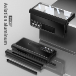 P&otilde;rutusvastane alumiiniumist karastatud klaasist &uuml;mbris Samsung Galaxy Z Fold 4 5g Fold4 Fold 3 Fold3 S pliiatsihoidja telefoni kate for Samsung Z Fold 3