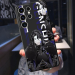 Silikoonist telefoni&uuml;mbris Samsung Galaxy S8 S7 S10 S9 S21 S22 Plus S23 Ultra 5g S10e S20 Fe Genshion Impact Tartaglia Anime Cover jaoks Samsung S23 5G