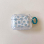 Ins Tulbid Flower Romantiline sinine armas libisemiskindel k&otilde;rvaklappide &uuml;mbris Apple Airpodi 1 3 2 Pro 2. juhtmevaba Bluetoothi ​​laadimiskarbi jaoks For Airpods 3 (2021)