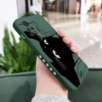 Kahjustatud kassi telefoni&uuml;mbris Xiaomi Redmi Note 12 11 11S 10 10A 10T 10S 9T 9 8 7 Pro Plus 10C 9A 9C 9T 4G 5G kate jaoks Redmi Note 11 Pro tumeroheline v&auml;rv