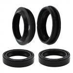 Mootorratta esihargi amortisaator 2 tk &otilde;litihend + 2 tk tolmutihendi komplektid 35x48x11 mm mudelile CB750/RZ350/RM125