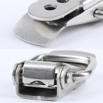 4 tk pandlaga roostevabast terasest vintage minilukuga rinnakarbi kohvri &uuml;mbrise pandlad