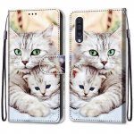 Flip Case Etui jaoks Samsung Galaxy A50 A30s A50s A 50 Magnetic Wallet Nahast &uuml;mbris Armas kassi koera telefoni kate kaitseraud Carcasa Girl for Samsung A50