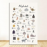 Lastetoa l&otilde;uendiprint Maalimine Montessori haridusplakat P&otilde;hjamaade seinapildid Lastetoa sisustus T&auml;hestik Number Seinakunst Plakatid Ilma raamita 21*30cm