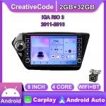 2Din Android WiFi autoraadio multimeediumipleier GPS-navigatsioon KIA RIO 3 jaoks 2011-2016 Nupunupuga Stereo Carplay 2+32GB 2+32GB