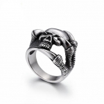 Kolju r&otilde;ngad meestele Roostevabast terasest Skull Biker Rings Kvaliteetsed Halloweeni ehted 12