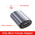 Essageri magnetiline mikro-USB-t&uuml;&uuml;pi C-adapter iPhone'i jaoks Samsung Xiaomi Micro Female-USB-C-kaabli magnetmuunduri pistik