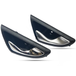 1Pcs Car Interior Door Handles Inside Inner Door knob For JAC J3 J3S Turin 6105230U8010 6105240U8010 6205230U8010 Chrome-Right rear black