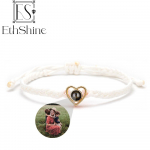 EthShine'i isikup&auml;rastatud 925 h&otilde;bedase ringiga fotok&auml;ev&otilde;ru projektsioon k&auml;ev&otilde;rud kohandatud fotok&auml;ev&otilde;ru paarile m&auml;lestuskingitus naistele S925 White B