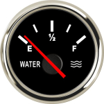 52 mm k&uuml;tusetaseme n&auml;idik E-1/2-F 0-190 oomi merepaadi auto&otilde;lipaagi n&auml;idik punase taustvalgustusega 9-32 V, RU/Hispaania laev WS 0-190 ohm gray