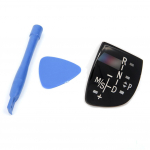 Auto k&auml;iguvahetusnupu paneeli k&auml;igukangi nupu katte embleem M j&otilde;udluskleebis BMW X1 X3 X5 X6 M3 M5 F01 F10 F30 F35 F15 F16 jaoks short with M logo