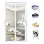 2022. aasta uus magnetekraaniga uksekardin s&auml;&auml;sevastane k&auml;rbsev&otilde;rk, automaatne sulgemine, lihtne paigaldamine 70x200cm