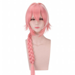 100cm Saabumine M&auml;ng Fate Apocryph Astolfo Cosplay Parukad Pikk Roosa Kuumakindel S&uuml;nteetiline Juuksed Halloweeni Cosplay Parukas 97-100cm roosa
