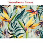 Kagu-Aasia Troopilised lehed Pastoraalne seinamaaling Seinapaber, mis katab elutoa teleri taust 3D isekleepuv veekindel kunst Seinamaal Dekoor 300cm (W) x 200cm (H)