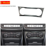 For Mercedes Benz A GLA CLA Class W176 X156 C117 Carbon fiber Car styling Rear vent Air Outlet armrest Covers Trim G Carbon fiber Color gray