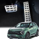 Roostevabast terasest auto pedaalid Kia Sportage NQ5 2022 2023 AT gaasipedaali gaasikatte k&uuml;tus piduri jala sisekujundus