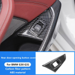 Car styling B-pillar air outlet frame decorative stickers for BMW 5 Series G30 G31 carbon fiber pattern interior 1pcs4PJ