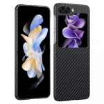 &Uuml;li&otilde;huke s&uuml;sinikkiust &uuml;mbris Samsung Galaxy Z Flip 5 Flip3 Flip4 &uuml;mbrisele 0,7 mm kaitse&uuml;mbris galaxy z flip 3 must