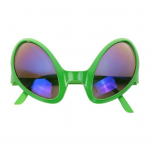 Alien Antenna naljakas peapael Rohelised k&auml;rbseprillid Kerged t&auml;iskasvanute ja laste prillid Halloweeni riietumispeoks