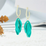 Pinkdudu Personality 7 v&auml;rvi tuti kroonlehed tilkk&otilde;rvar&otilde;ngad romantilised hele luksuslikud emailiga lilledega k&otilde;rvar&otilde;ngad naistele ehted PD1545 Blue sinine