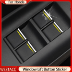 7 tk autoakna l&uuml;liti t&otilde;ste nupu kleebis, litrid Honda Jazz Fit City Civic CRV BRV Jade Accord Odyssey piloodile black