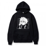 Naljakas Japna Anime Hunter X Hunter Hoodies Unisex naiste pikkade varrukatega kampsun Killua Zoldyck Manga Unisex Oversized Hoodie Street XL