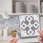 24tk Seinakleebised Vintage veekindlad isekleepuvad vin&uuml;&uuml;lplaatide kleebised Koduk&ouml;&ouml;k Vannitoa sein ET239