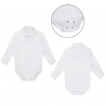 Beebipoiste kaelusega pikkade varrukatega pidulik kleit-s&auml;rk Body H&auml;rrasmeeste kampsun, pulmapeo komplekt 0-3 Months