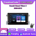 8-tolline 2-dine Android-autoraadio multimeediumivideopleier Suzuki Grand Vitara 3 2005-2015 jaoks koos nupunupuga Carplay WiFi 2+32GB 1+32GB