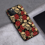 K13 121 Saatanlik Hirmutav Kolju Silikoonist Pehme &Uuml;mbris iPhone 13 12 Mini 11 Pro XS Max XR X 8 7 6 6S Plus 5 5S SE 2020 jaoks iPhone 5 5s