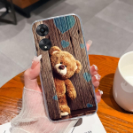 &Uuml;mbris OPPO A15 A17 A54 A58 A78 A96 A33 A36 A76 A94 moekas t&auml;histaeva mustriga pehme silikoon TPU l&auml;bipaistev p&otilde;rutuskindel matt kate OPPO kaitseraua jaoks OPPO A1 5G