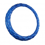 Auto rooliratta kate libisemisvastane 3D romb l&auml;ikiv kunstnahk 38cm Four Seasons universaalne automaatne roolikaitse auto salongi tarvikud 38cm sinine