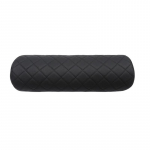 1/2pcs Faux-skin leather Car Neck Pillow Silk Cotton Filling with Anti-mite Lined Cover Car Round Roll Headrest Support 1pc back