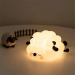 LED-&ouml;&ouml;valgustid Armsad lambapanda j&auml;nese silikoonlamp USB-laetav ajastus voodikaunistused lastele beebi &ouml;&ouml;valgusti s&uuml;nnip&auml;evakingitus sheep