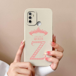 OPPO Find X2 X3 X5 Lite F21S Pro 4G 5G jaoks Luksuslik Kaitsev Kroon Kirjad Telefoni Kotid Matt Pehme Vedel Silikoon Kest OPPO Bumperi jaoks OPPO F21 Pro 4G
