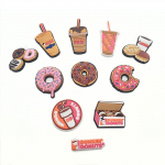 11 tk Hamburger Series PVC Shoe Charm Decorations Kingatarvikud 11pcs