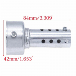 Mootorratta reguleeritav DB Killer summuti m&uuml;ra heli eemaldaja heitgaasi reguleeritav summuti summuti pikkus 84x42/45/48/mm 84X42mm