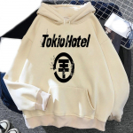 Tokio Hotel Hoodies Rock Band Printed Unisex Naiste Mood Hip Hop Hoodie Kapuutsiga dressipluusid Pullovers Unisex dressid R&otilde;ivad 2XL