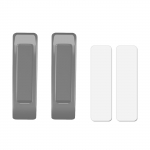 Puntsivaba isekleepuv klaasukse akna k&auml;epide L&uuml;kanduksega kapp Riidekapp Sahtel Kingakapp uks Mitmeotstarbeline k&auml;epide One Size