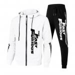 Meeste komplektid Spordidressi kapuuts + p&uuml;ksid T&otilde;mblukuga Triibuga Mood vabaaja sportimine S&ouml;rkimine Fitness Spordir&otilde;ivad Meeste dressipluus &uuml;likond M-3XL L