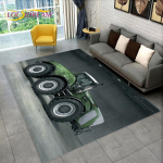 Autotraktori seeria mustriga veoautode ala vaip, vaipvaip kodu elutoa diivani uksemati sisekujunduseks, laste libisemiskindel 3D p&otilde;randamatt 120cm x 160cm