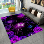 Dream Butterfly lilleala suur vaip, vaipvaip kodu elutoa diivani uksemati sisekujunduseks, Kid Play libisemiskindlad p&otilde;randamatid 160cm x 200cm
