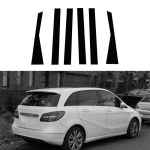 6 tk auto samba postid Mercedes-Benz B-Class W246 2012-2019 l&auml;ikivmust ukseakna trimmikatte kleebised stiilitarvikud