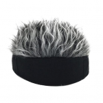 Meeste retro l&uuml;hike parukas peapael Hip Hop Hooligan Cap Beanie Cosplay v&otilde;ltsjuukse m&uuml;ts valge/hall v&auml;rv