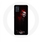 Musta taustaga &uuml;mbris Samsung Galaxy A71 Lucifer Series jaoks