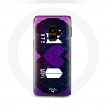 &Uuml;mbris Samsung Galaxy S9 Bangtan Sonyeondan BTS logo ja ARMY logo I Purple You jaoks