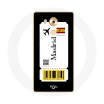 Coque pour Huawei Mate 8 Billet d'avion Madrid Espagne