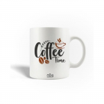Mug en C&eacute;ramique Coffee Time L'heure du Caf&eacute;