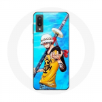 Coque pour Samsung Galaxy A02 One Piece Manga Trafalgar Law ep&eacute;e